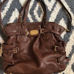 Michael Kors Gavensort Leather Satchel